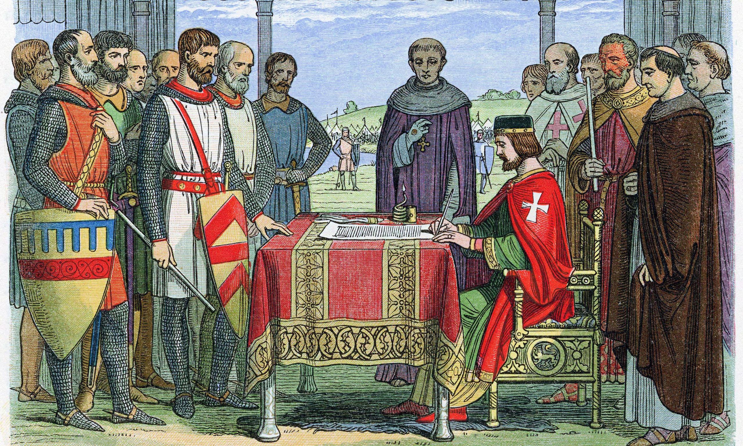 Signing of the Magna Charta