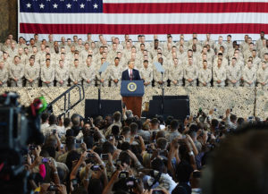 Pres. Barack Obama addresses Troops