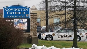 The Covington high school closed on Tuesday due to a torrent of threats.