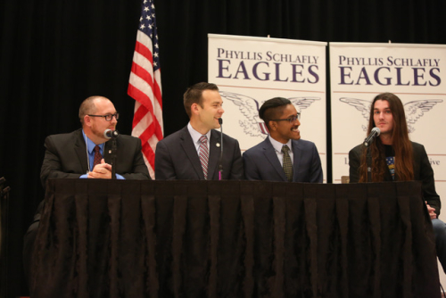 Carpe Donktum, Jack Posobiec, Ali Alexander and Scott Presler speak at Eagle Council 48 September 2019