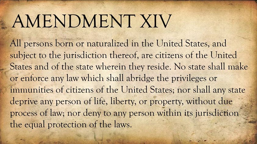 Anchor babies and the 14th Amendment