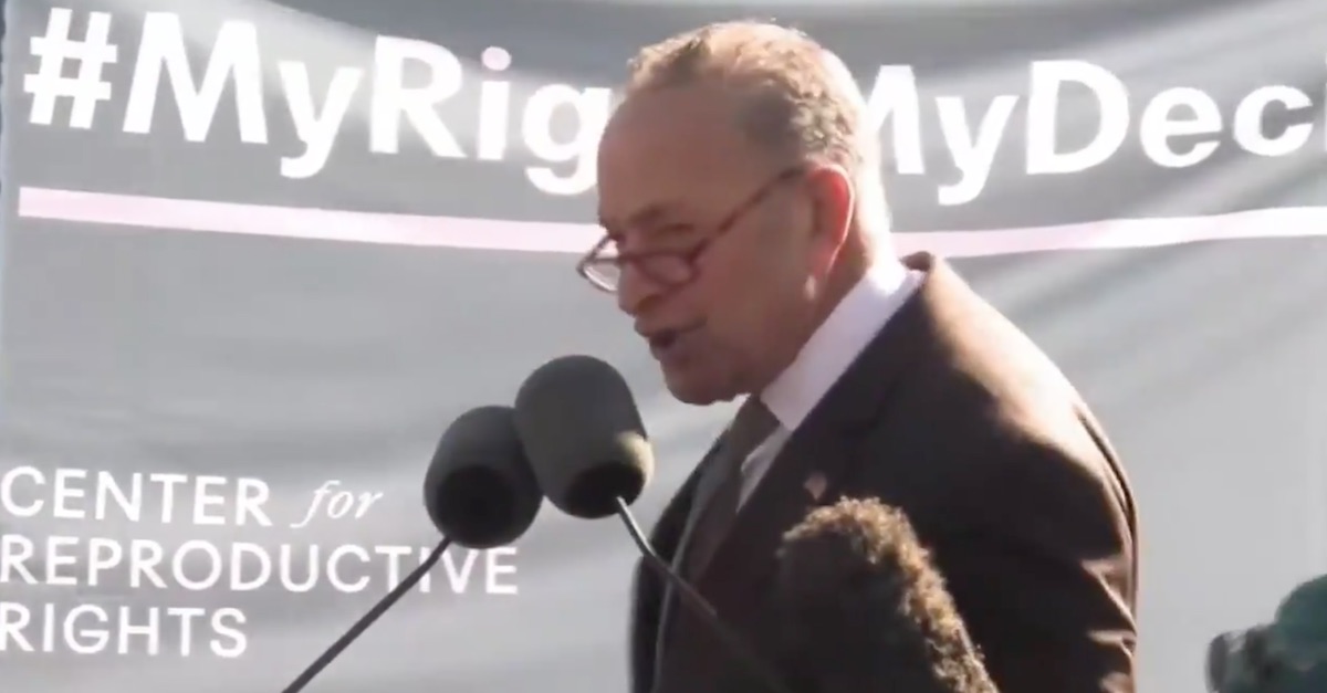 Cryin’ Chuck Schumer Throws A Tantrum