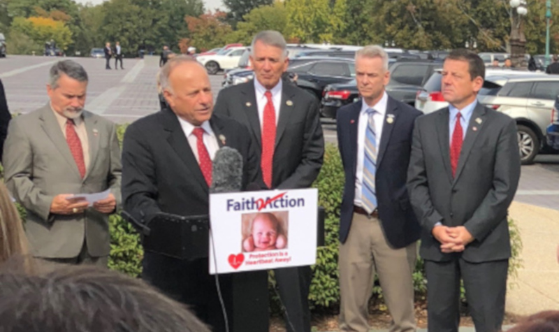 Ed Martin, Rep. Steve King for Heartbeat Bill