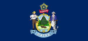 State of Maine flag